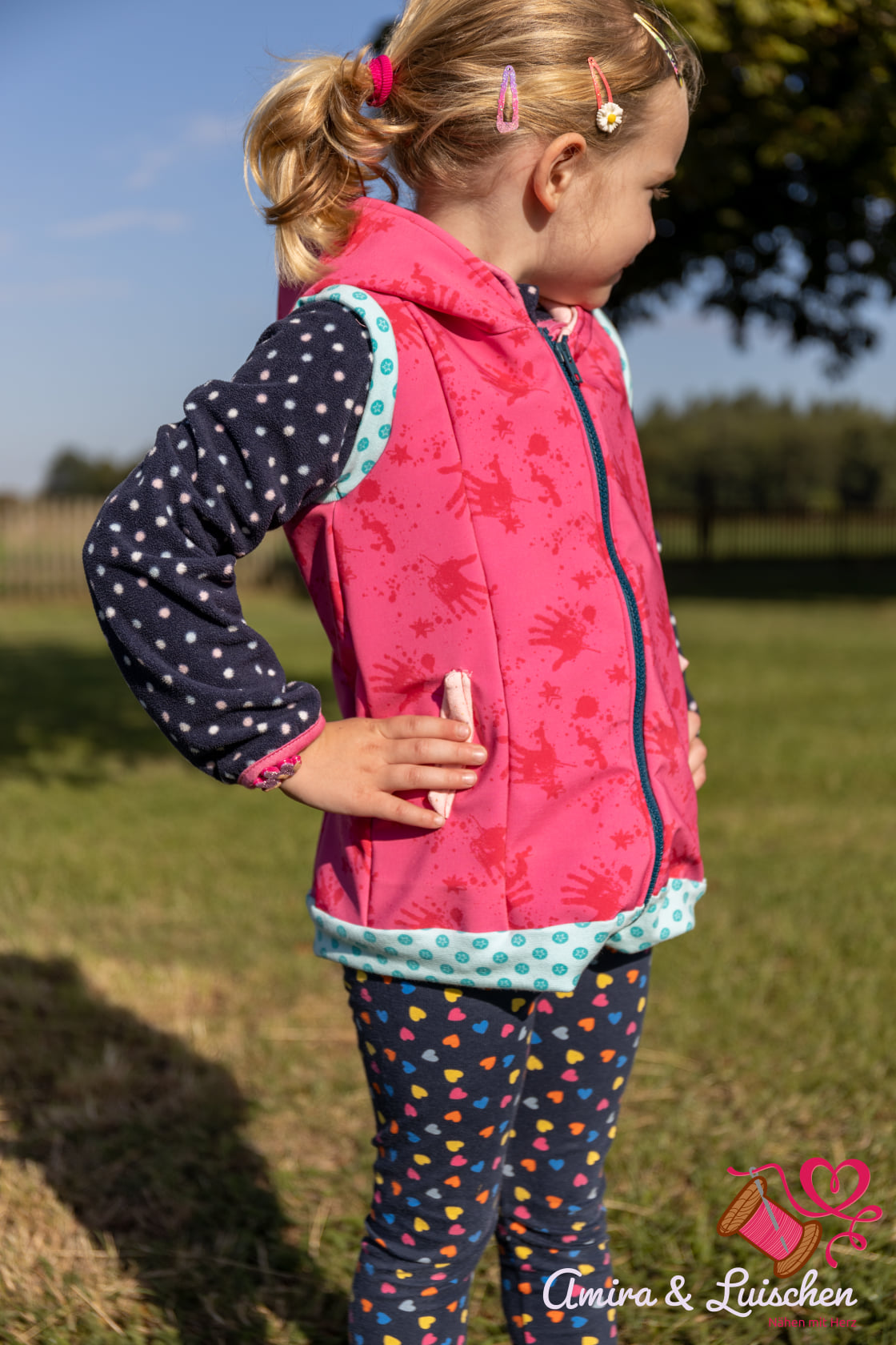 Sannys Kinderweste - Größe 86-176 - EBook und Nähanleitung