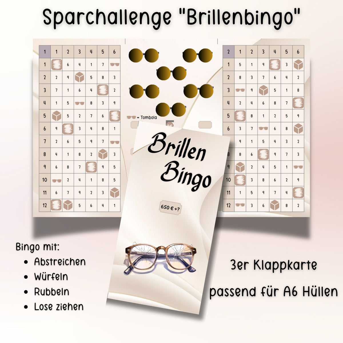 Spar Challenge "Brillen Bingo"