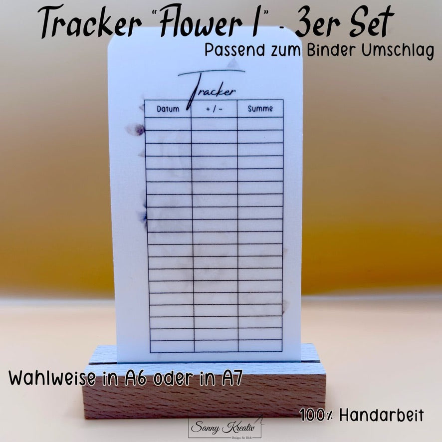 Tracker "Flower 1" - 3er Set