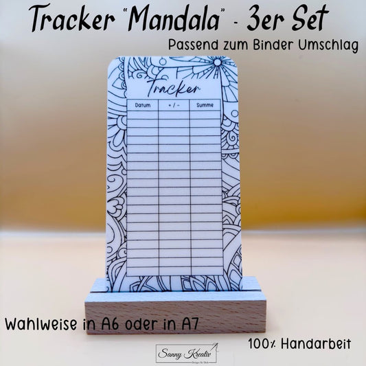 Tracker "Mandala" - 3er Set