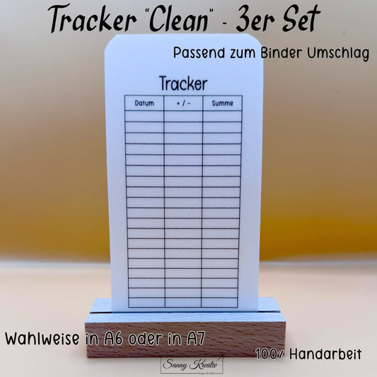 Tracker "Clean" - 3er Set