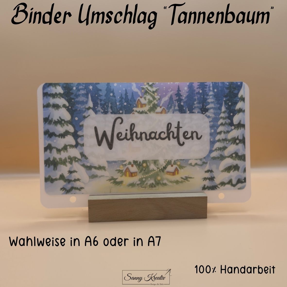Binder Umschlag "Tannenbaum"