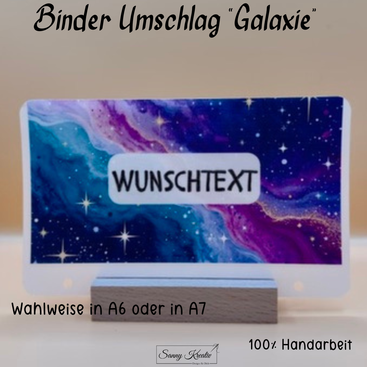 Binder Umschlag "Galaxie"