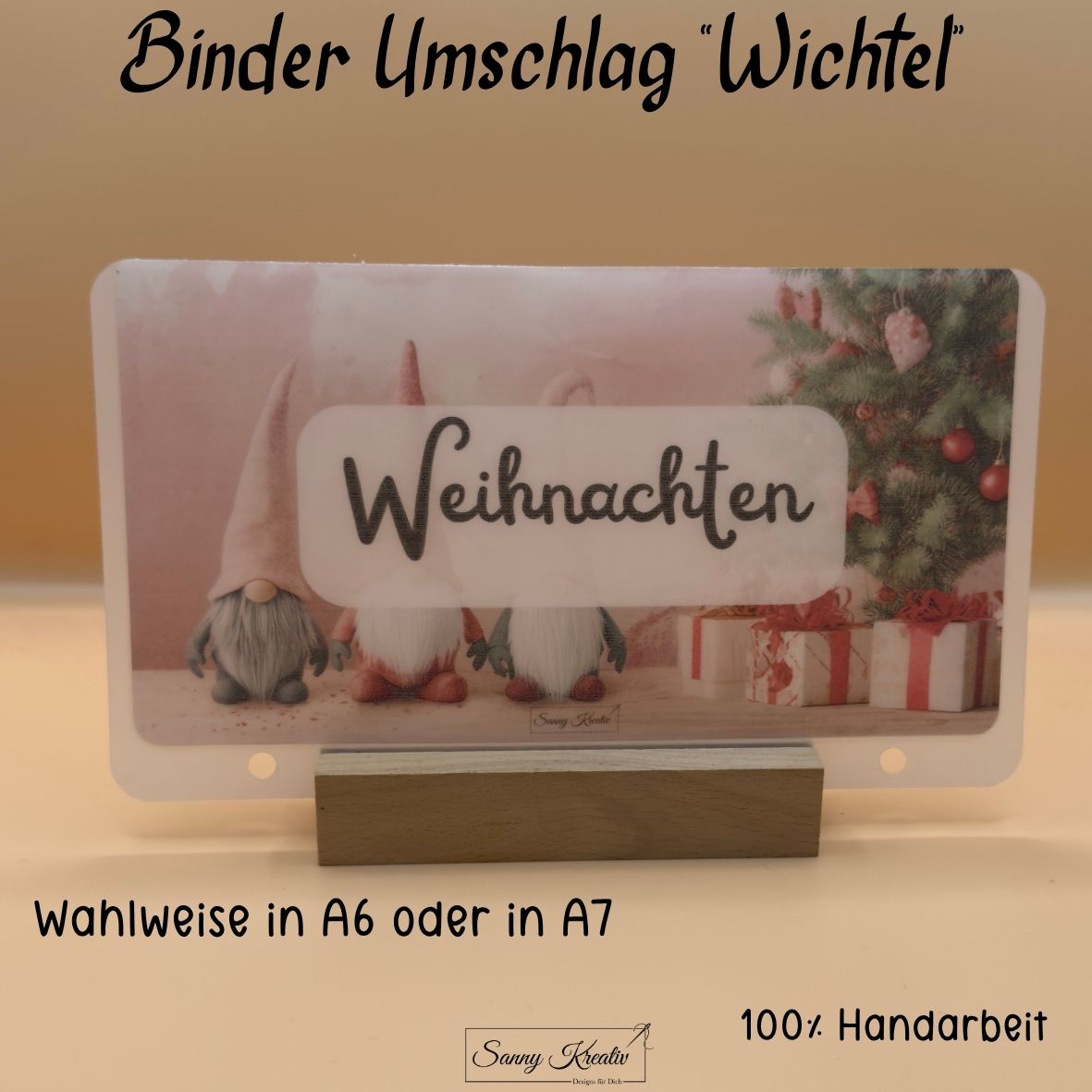 Binder Umschlag "Wichtel"