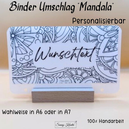 Binder Umschlag "Mandala"