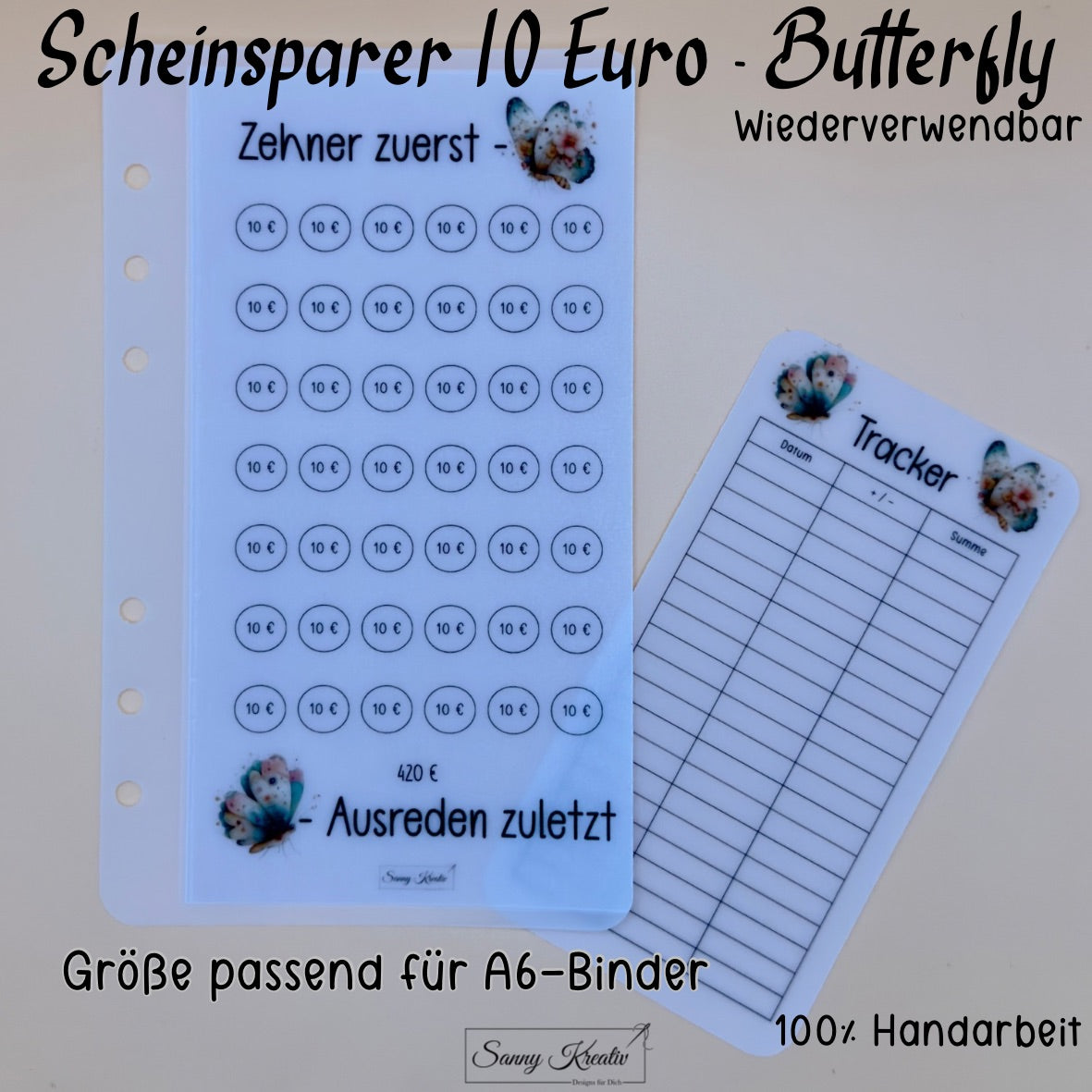 Schein Sparer Umschlag für 10 € Scheine