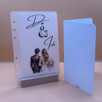 Du & Ich - Umschlag Set rund um die Hochzeit
