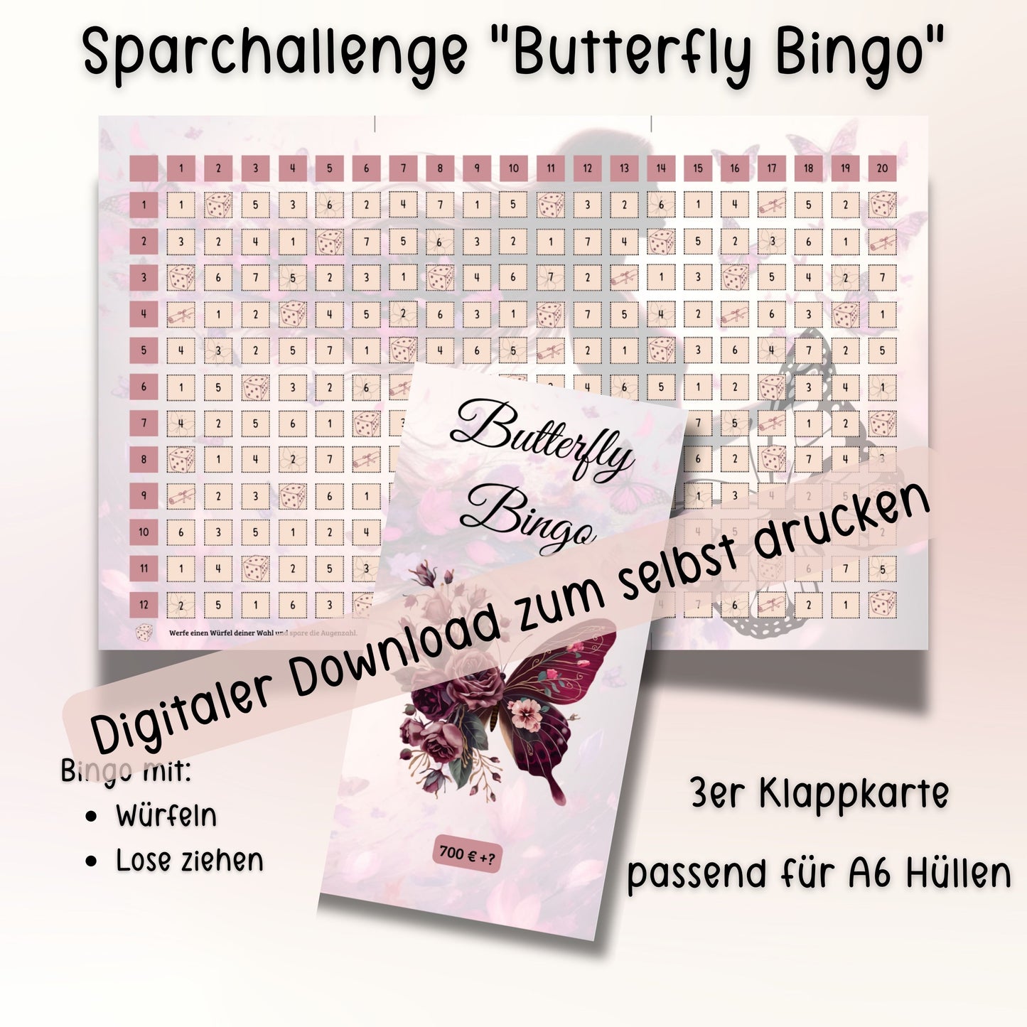 Spar Challenge "Butterfly Bingo" *Digital*