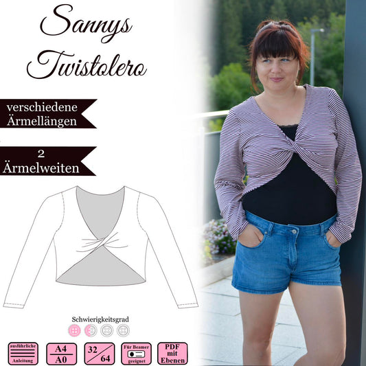 Sannys Twistolero – Gr 32-64 – E-Book und Nähanleitung