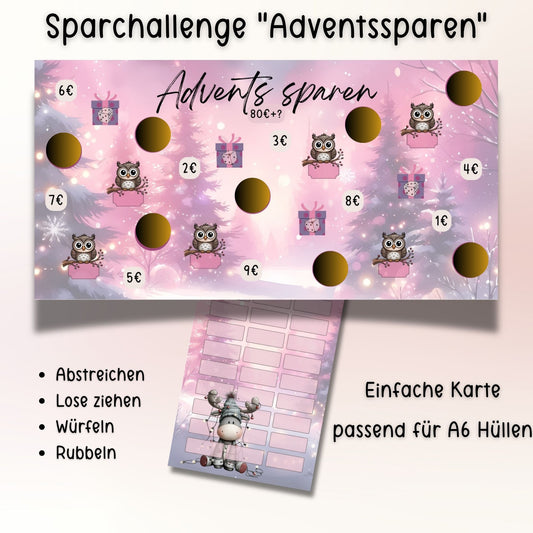 Spar-Challenge "Adventssparen"