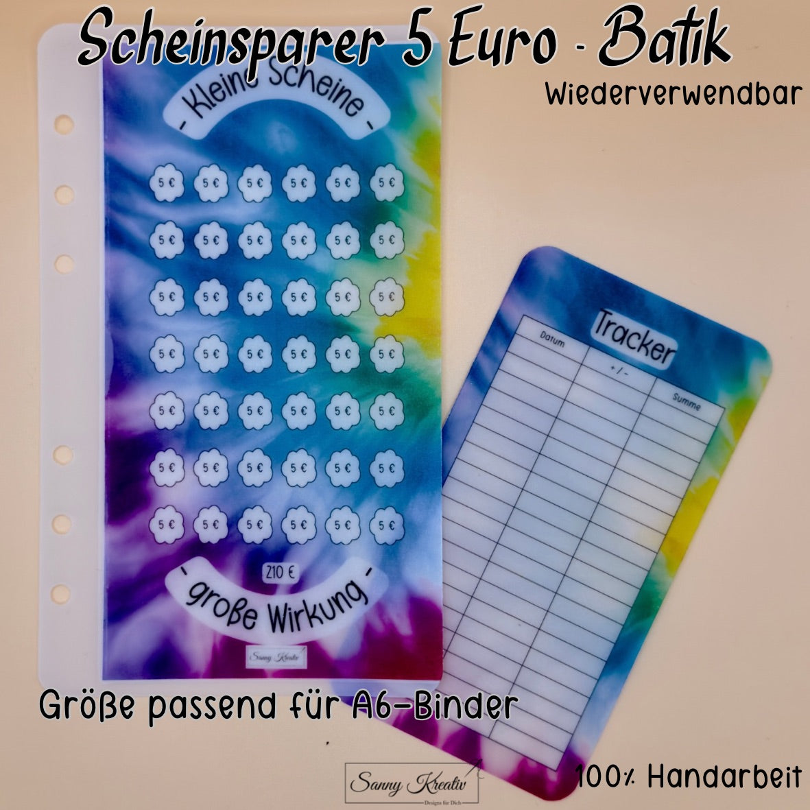 Schein Sparer Umschlag für 5 € Scheine