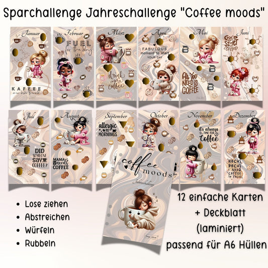 Jahres Spar-Challenge "Coffee Moods"