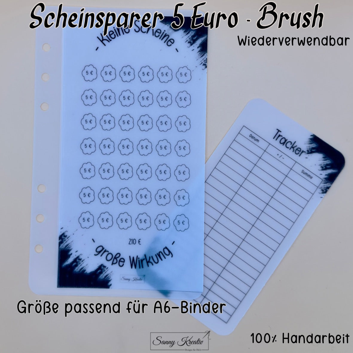 Schein Sparer Umschlag für 5 € Scheine
