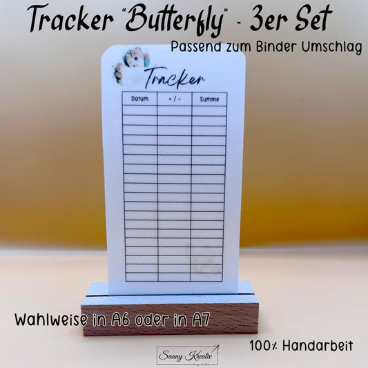 Tracker "Butterfly" - 3er Set