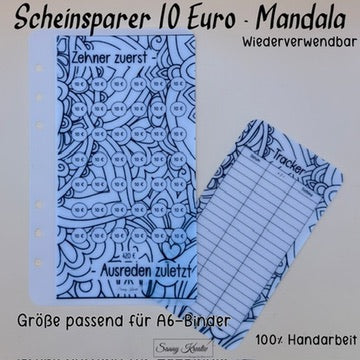 Schein Sparer Umschlag für 10 € Scheine
