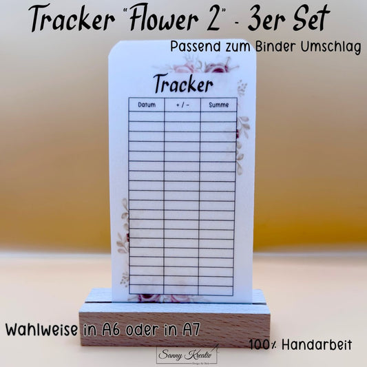 Tracker "Flower 2" - 3er Set