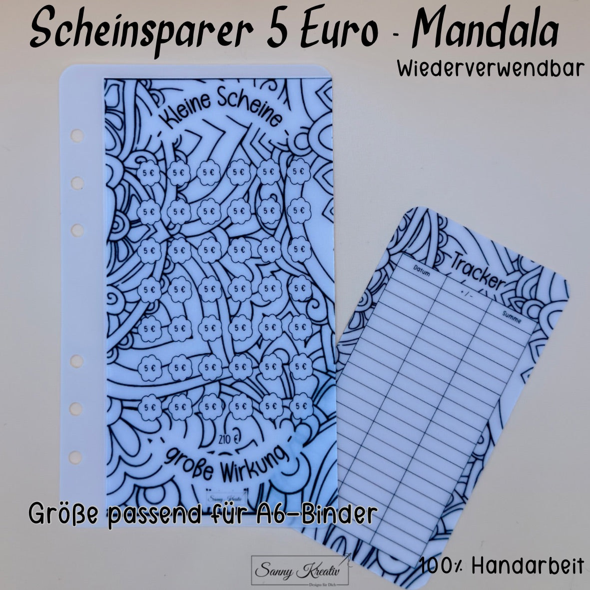 Schein Sparer Umschlag für 5 € Scheine