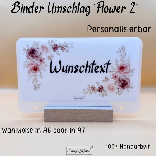 Binder Umschlag "Flower 2"