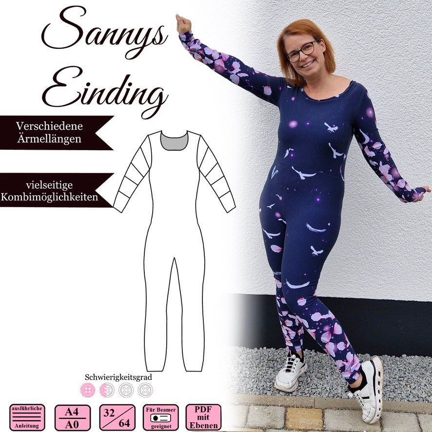 Sannys Einding - Größe 32-64 - EBook und Nähanleitung