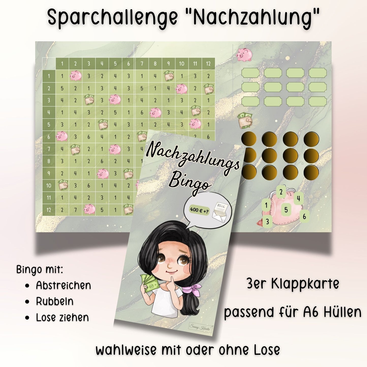 Spar Challenge "Nachzahlungsbingo"