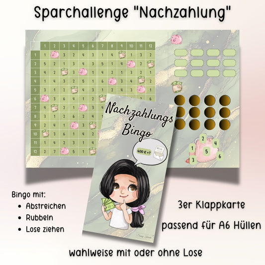 Spar Challenge "Nachzahlungsbingo"