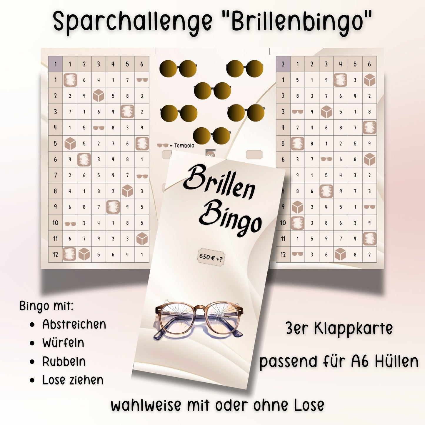 Spar Challenge "Brillen Bingo"