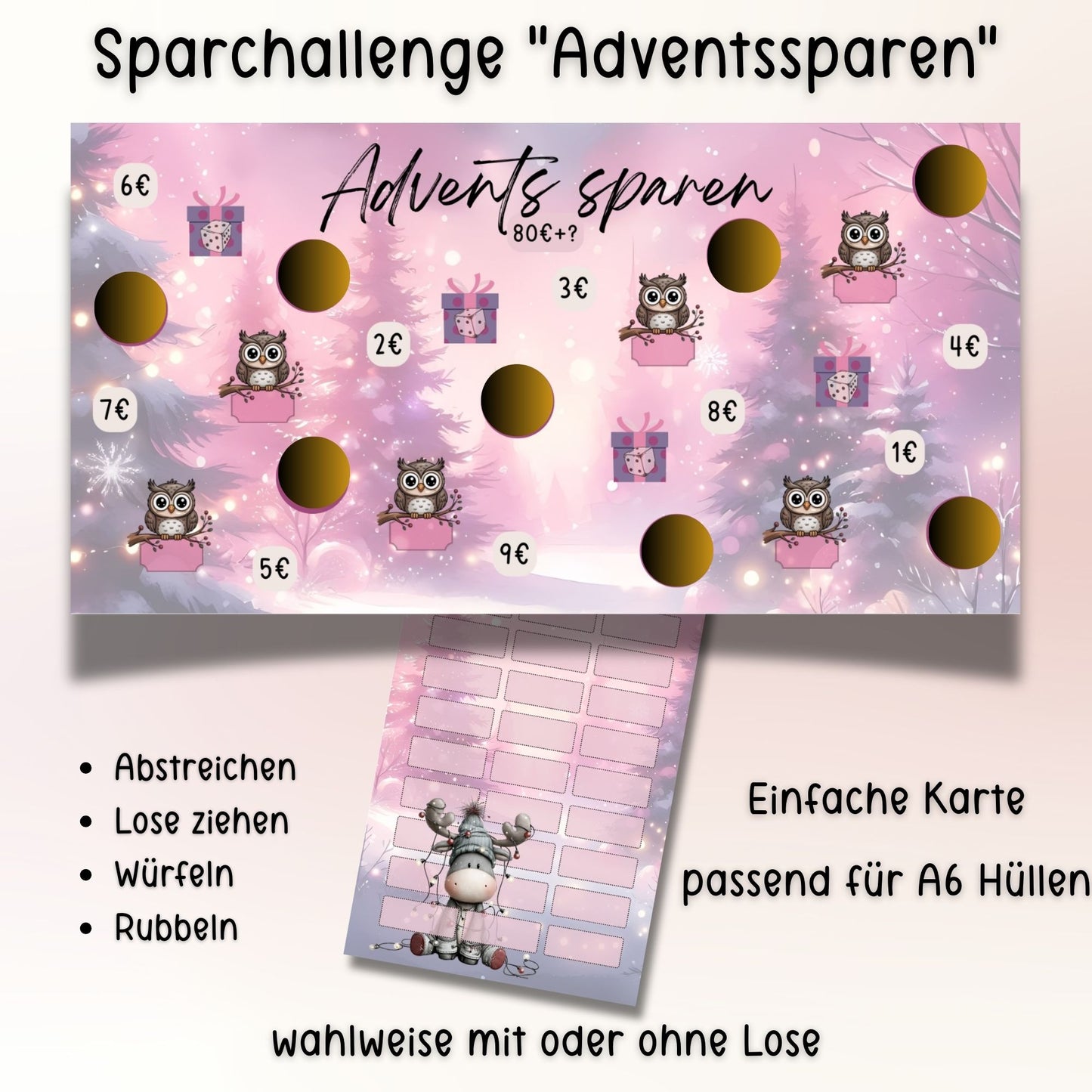 Spar-Challenge "Adventssparen"