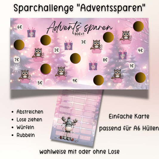 Spar-Challenge "Adventssparen"